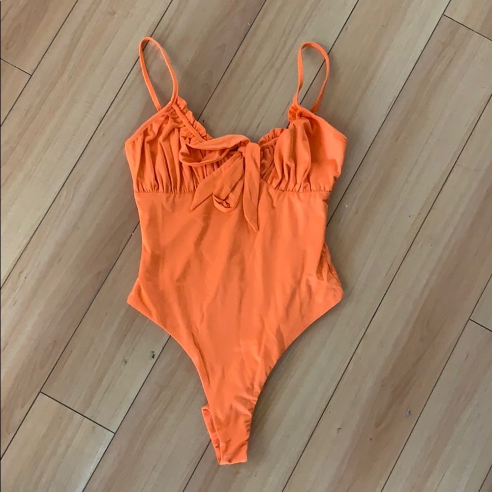 Neon Orange Bodysuit